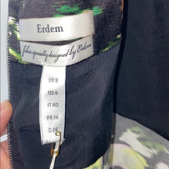 Erdem Sleeveless Lace Ruby Dress - Picture 9 of 10